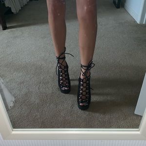 Lace Up Heels